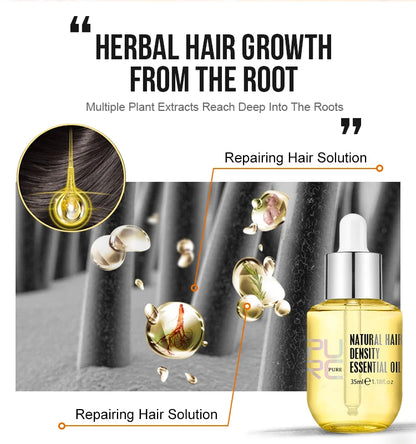 Purc hair density growth products prevent hair loss oil for Men Women