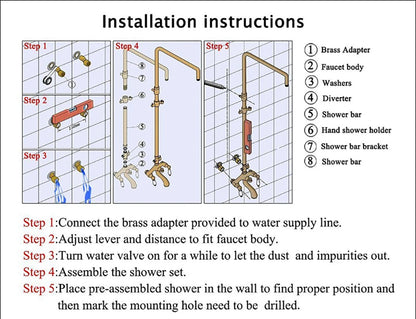 bathroom shower rain shower bathroom accessories  hot cold digital shower set