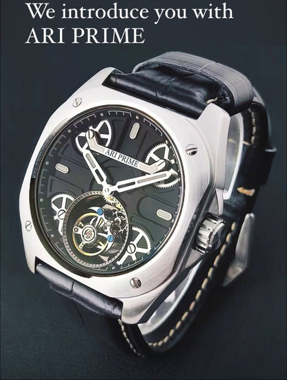 ARI PRIME Tourbillon watch mechanical movement Stainless steel