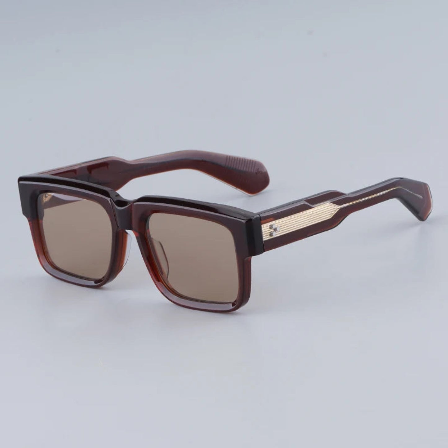 Jacques marie mage hemmings unisex sunglasses the bossy classic square frame with case,j