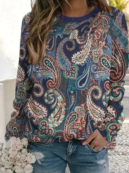 new loose top printed fashion women hoodie