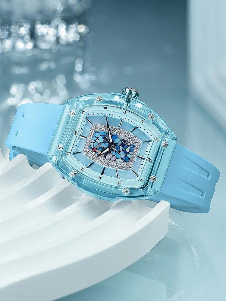 Dubai watch fashion crystal quartz wristwatch precious gifts for girls