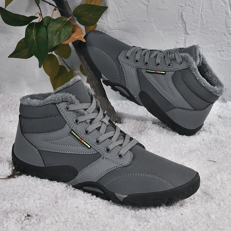 new winter shoes for outdoor, warm fur casual sneakers lightweight , hiking shoes