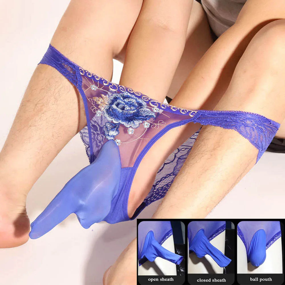 men elastic  seamless male ultra thin  panties