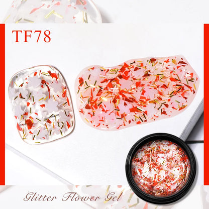 Natural flower fairy nail art gel, soak off UV LED painting varnishes for nails