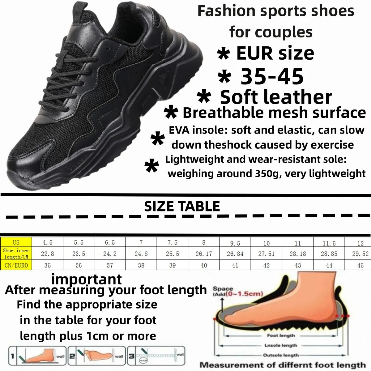 The Same Style of Sports Shoes for Men and Women, Shoes, Fresh, Simple, Ultra-light,sneakers