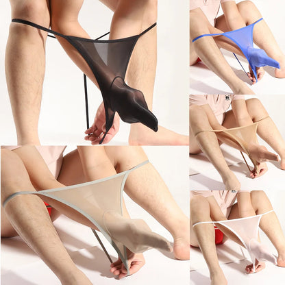 men elastic  seamless male ultra thin  panties