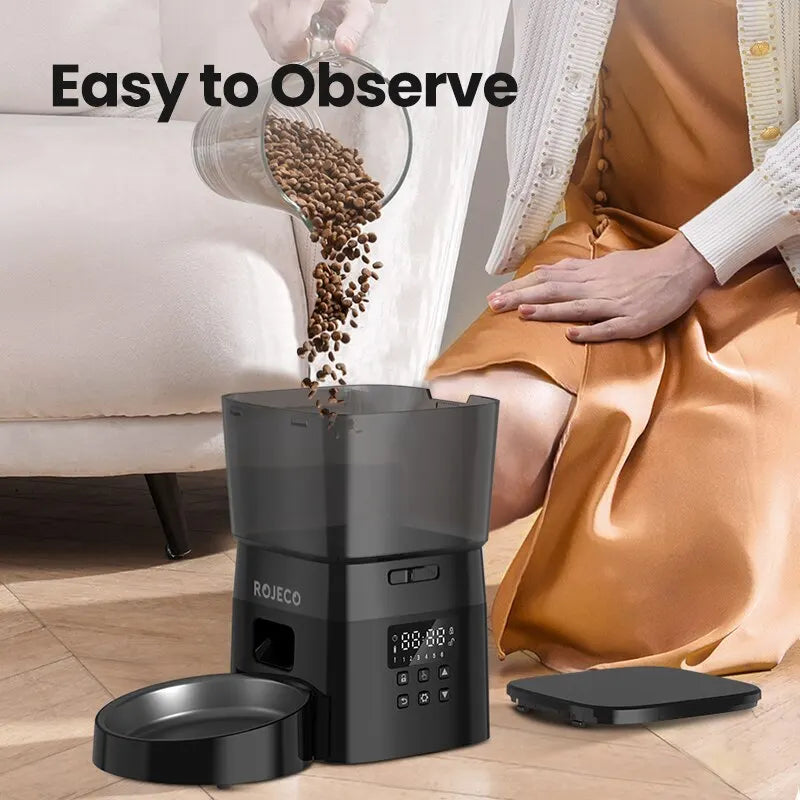 automatic pet feeder smart control cat dog food dispenser