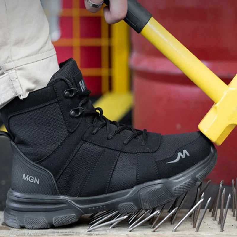 work boots, safety shoes, steel toe shoes, puncture-proof sneakers, footwear