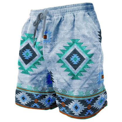 Stylish shorts men vintage casual board shorts - ARI