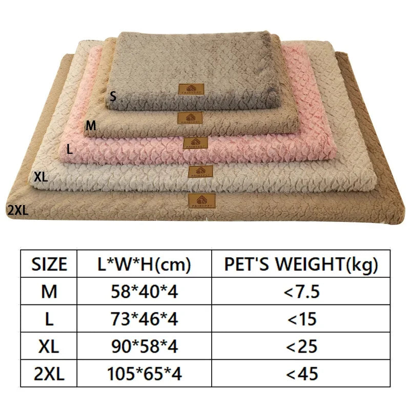 Foam Dog ,Cats bed - waterproof, washable cover, Anti-Slip Crate mat