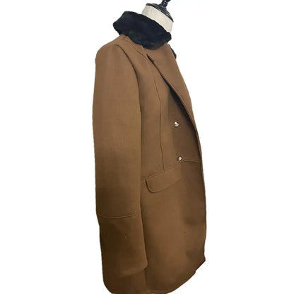 Fashion Men Winter British  Overcoat  Male Woollen Coat