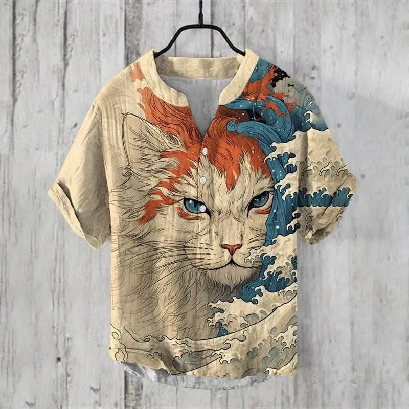 ARI High Quality , shirt , with Japanese  Arts ,