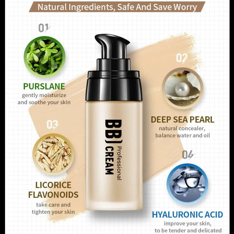 BB cream for men full coverage long lasting makeup waterproof liquid