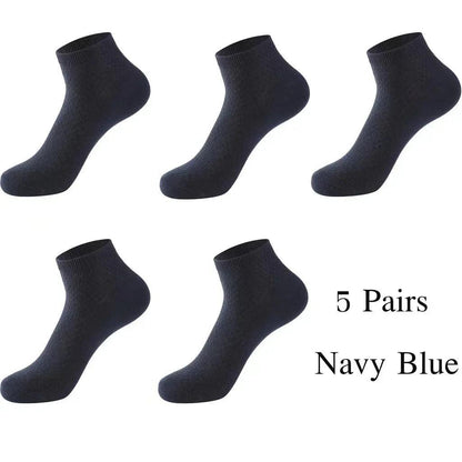 5Pairs bamboo fabric socks high quality bamboo fiber breathable antibacterial - ARI