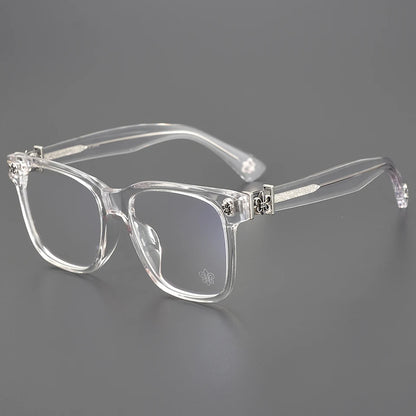 CHARMLIBRARY luxury acetate large frame glasses  for reading, computer multifocal lenses