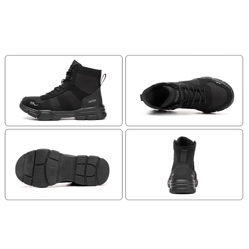 work boots, safety shoes, steel toe shoes, puncture-proof sneakers, footwear