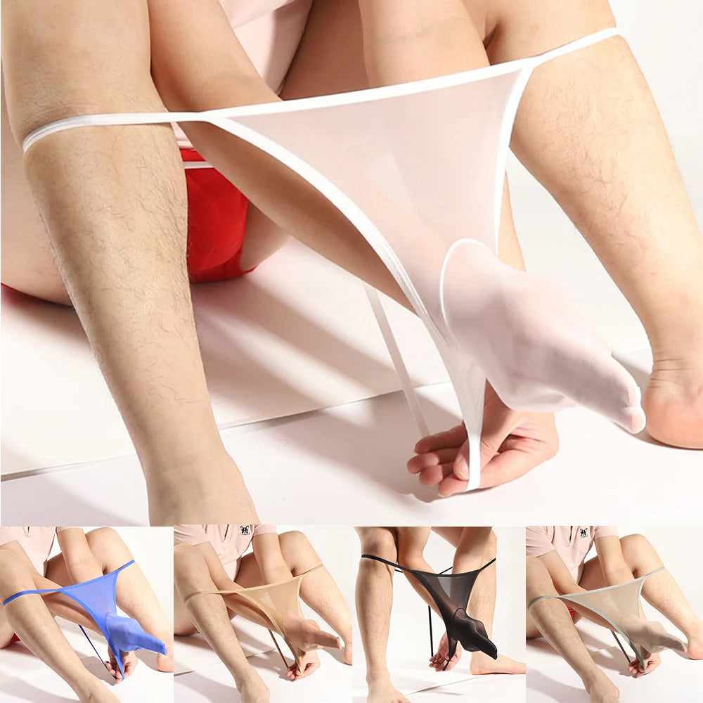 men elastic  seamless male ultra thin  panties