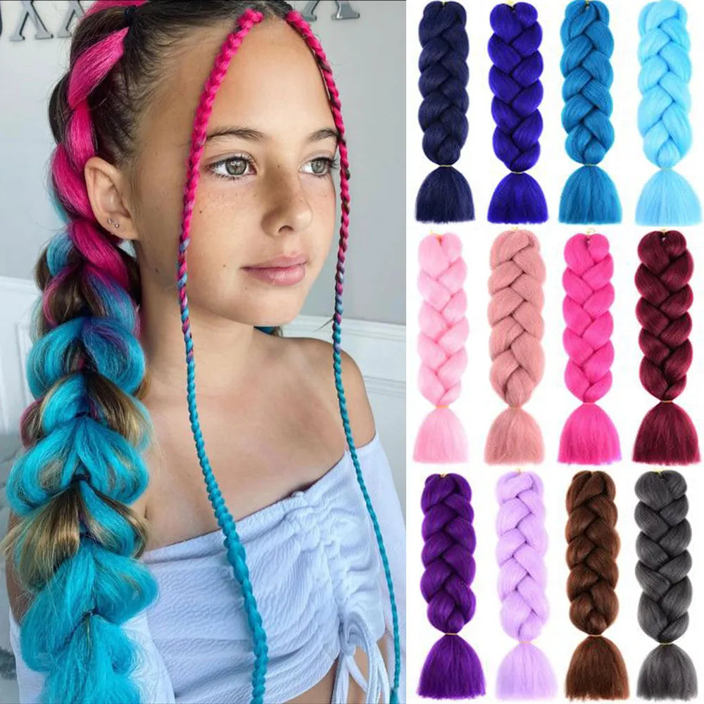 24 inch braids extensions braiding hair color hair for children braid