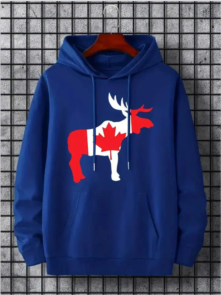 Hoodies  Leaf Canada  Casual Pullover Hooded