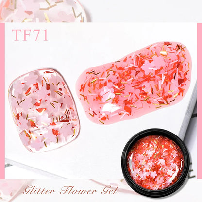 Natural flower fairy nail art gel, soak off UV LED painting varnishes for nails