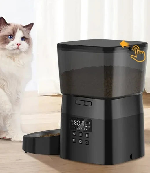 automatic pet feeder smart control cat dog food dispenser