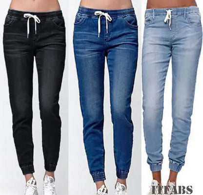 Elastic Sexy Skinny Pencil Jeans For Women Leggings Jeans High Waist Women's