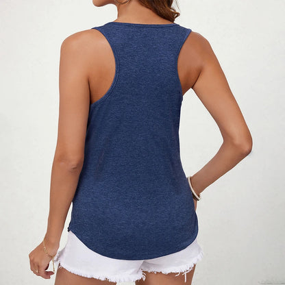 women casual vest style blue vest for women