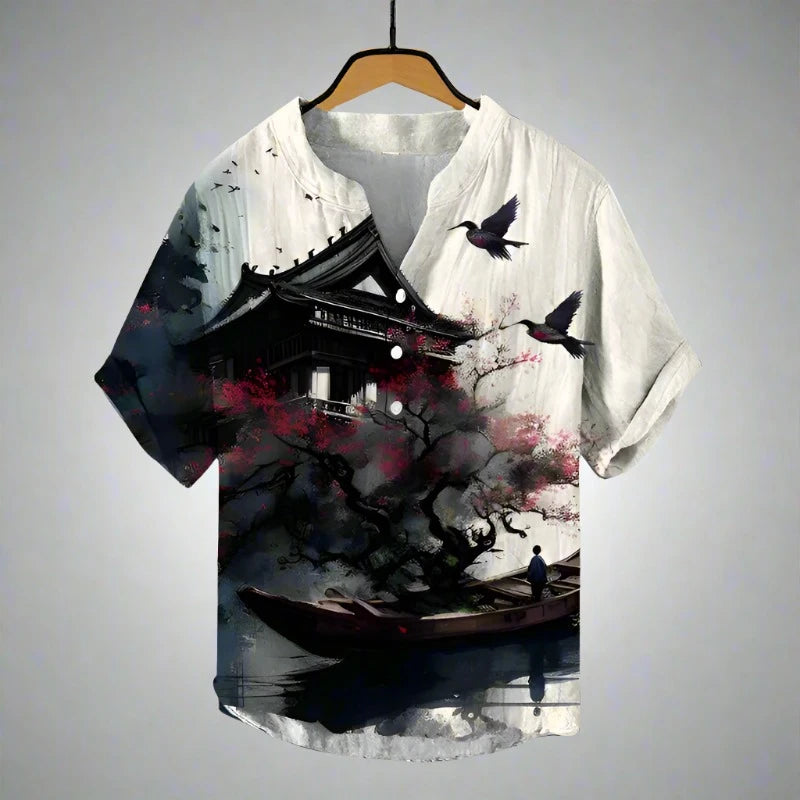 ARI High Quality , shirt , with Japanese  Arts ,