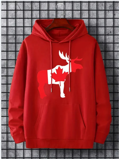 Hoodies  Leaf Canada  Casual Pullover Hooded