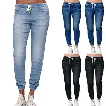 Elastic Sexy Skinny Pencil Jeans For Women Leggings Jeans High Waist Women's