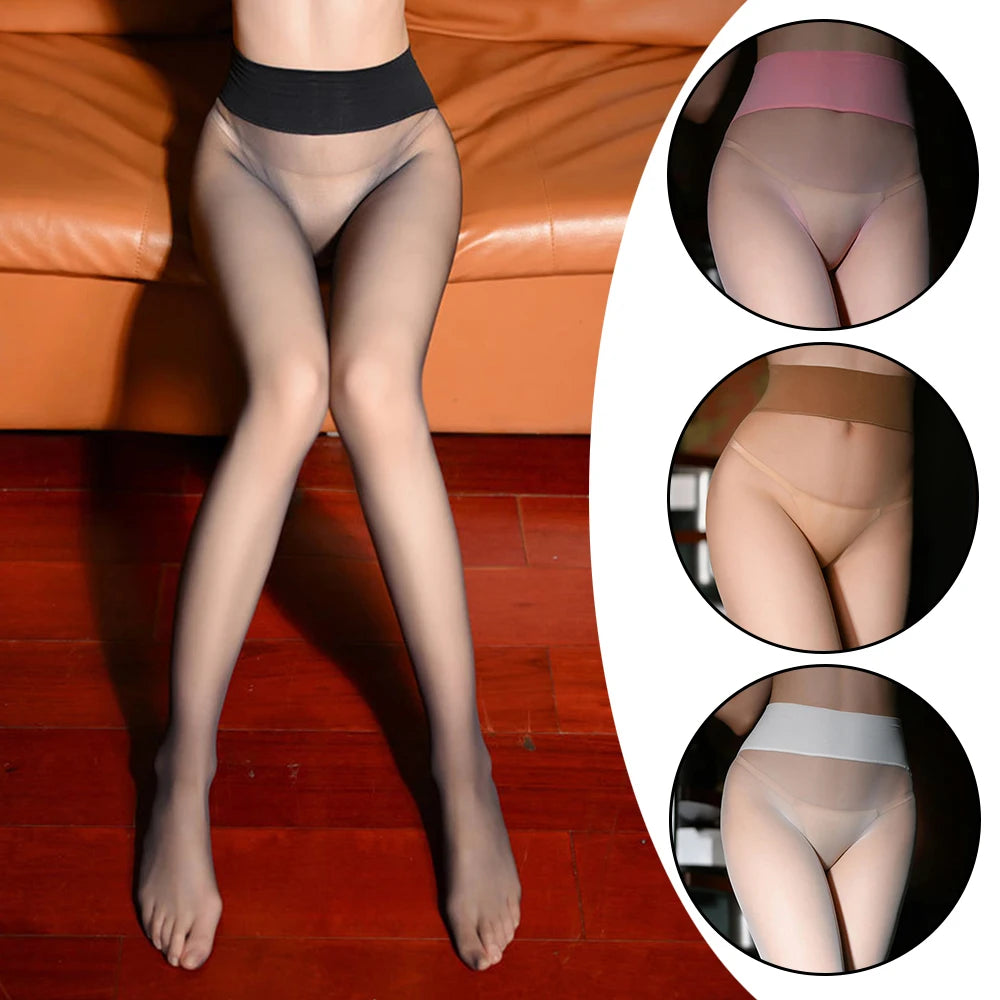 classic Ultra-thin Women  Open Crotch Panty hose