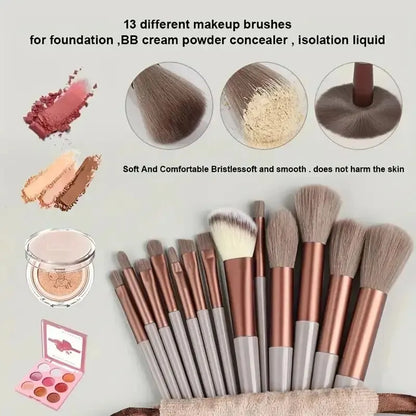 makeup brush set soft fluffy professional cosmetic tool