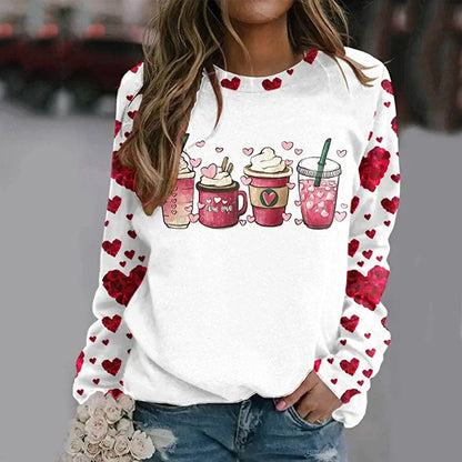 new loose top printed fashion women hoodie