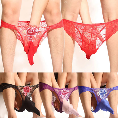 men elastic  seamless male ultra thin  panties