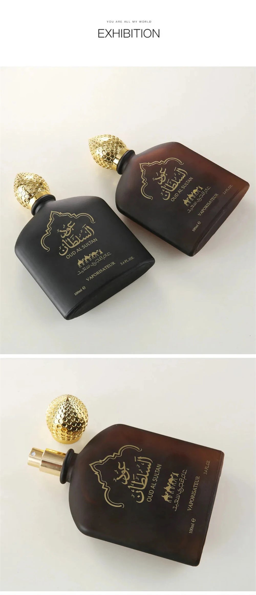 Arabic Style Lasting Fragrance  oud al sultan Perfume Essential Oil Scent Pheromone Eau De Parfum