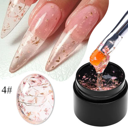 Natural flower fairy nail art gel, soak off UV LED painting varnishes for nails