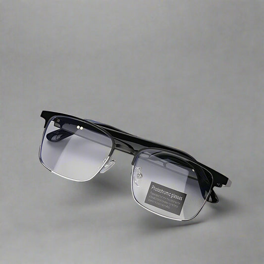 Translation glasses with AI on a white background