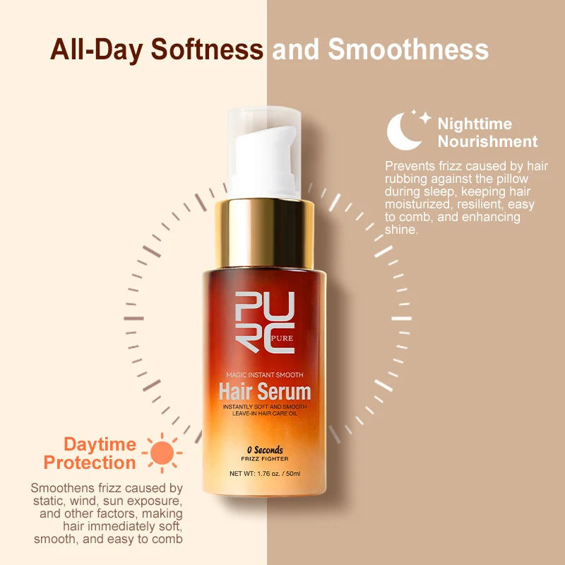 PURC Magic Smoothing Hair Serum Repair Damaged Hair, Professional Hair Care Conditioner