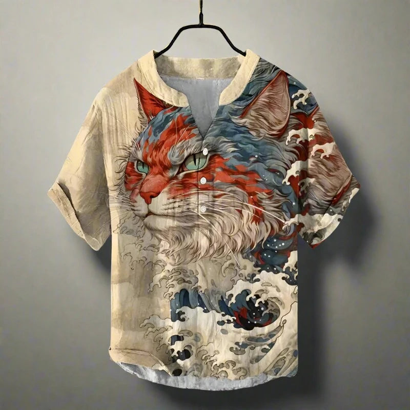 ARI High Quality , shirt , with Japanese  Arts ,