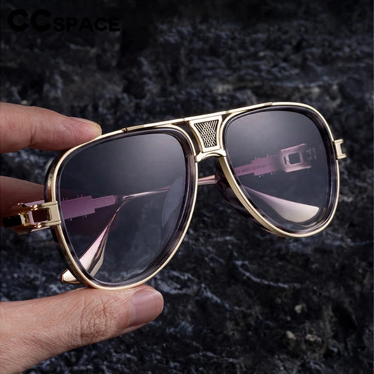 new men's pilot sunglasses retro polarized brown hd lens driving sunshade