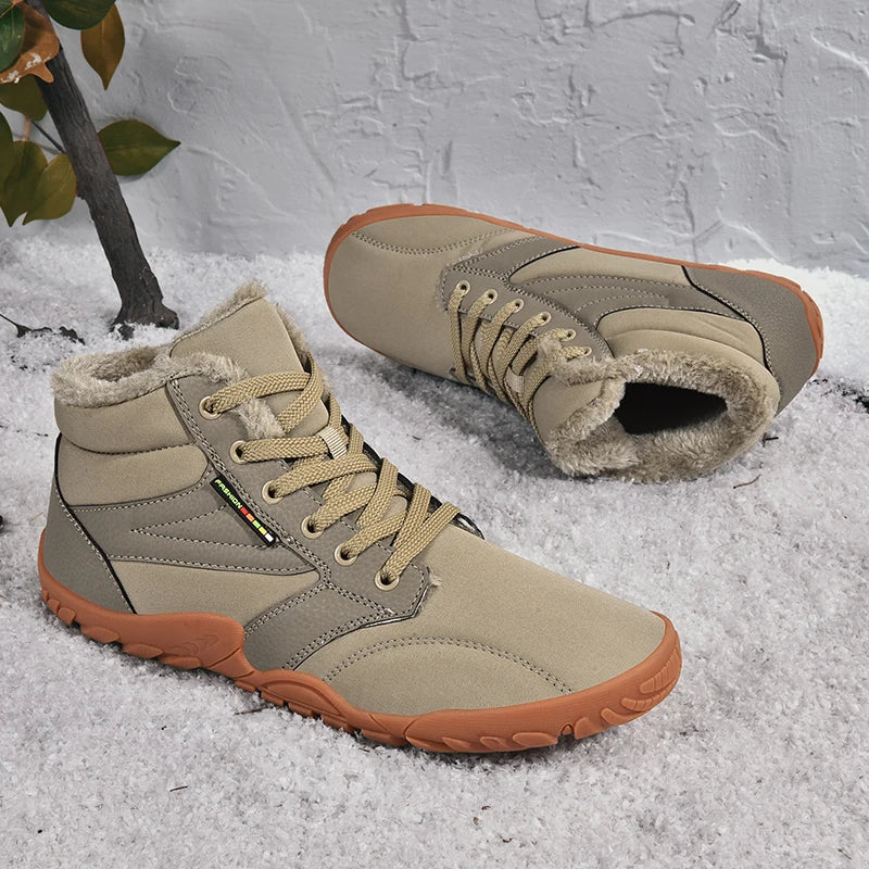 new winter shoes for outdoor, warm fur casual sneakers lightweight , hiking shoes