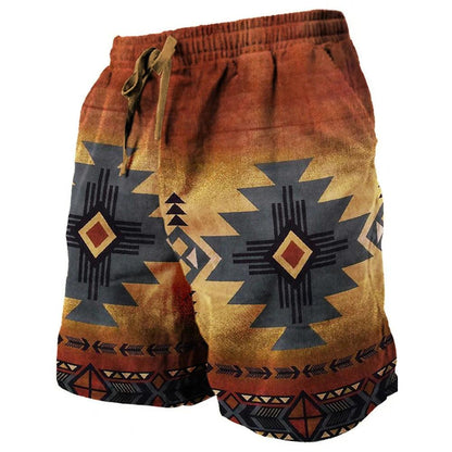 Stylish shorts men vintage casual board shorts - ARI