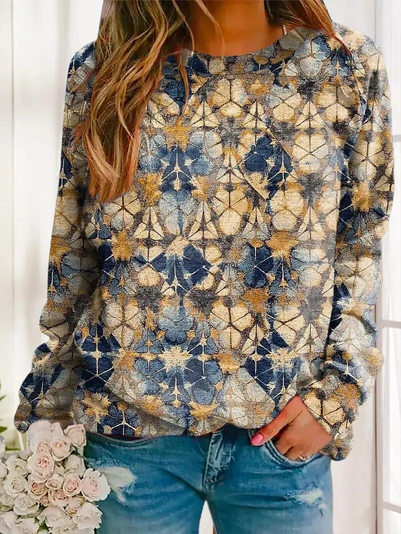 new loose top printed fashion women hoodie