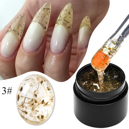 Natural flower fairy nail art gel, soak off UV LED painting varnishes for nails