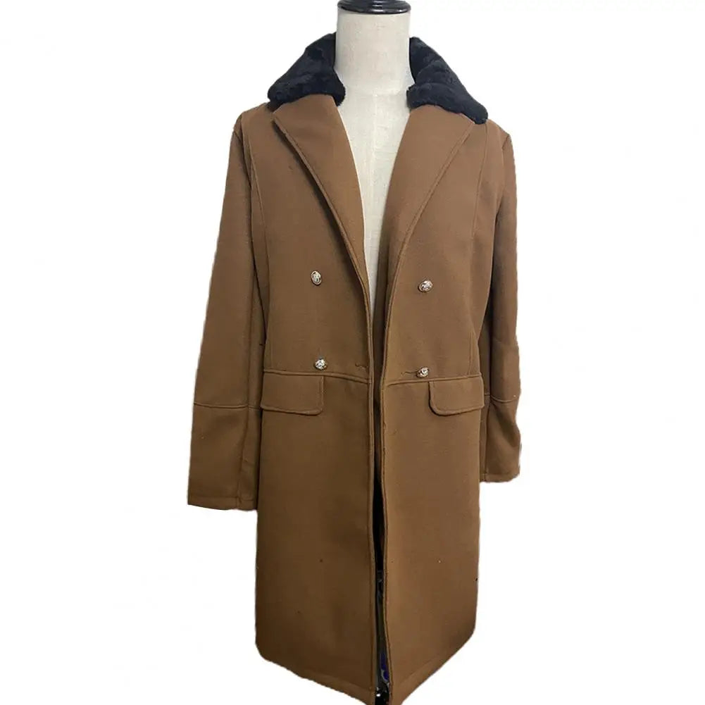 Fashion Men Winter British  Overcoat  Male Woollen Coat