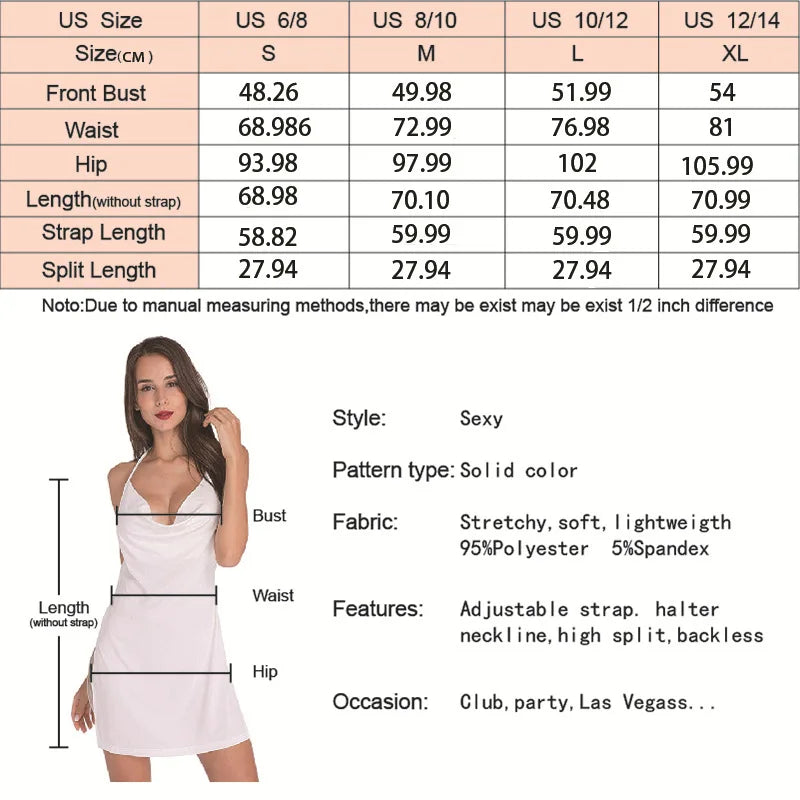 dress wrap deep v neck backless dress women strap halter slim dress club party