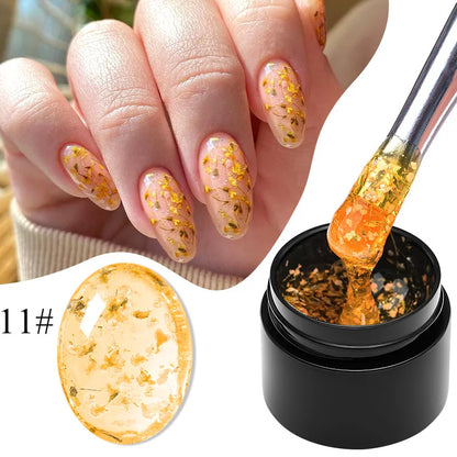 Natural flower fairy nail art gel, soak off UV LED painting varnishes for nails