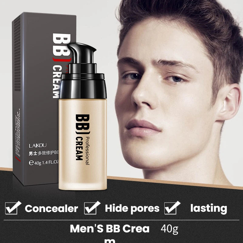 BB cream for men full coverage long lasting makeup waterproof liquid