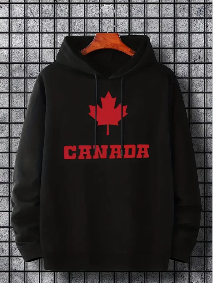 Hoodies  Leaf Canada  Casual Pullover Hooded